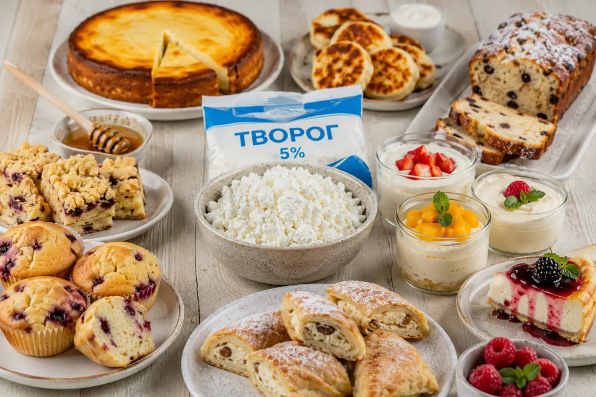 Творожная выпечка: 10 идей, как использовать пачку творога для ПП-десертов