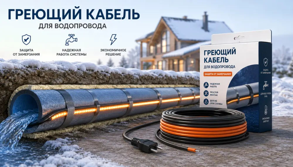 Греющий кабель для водопровода. Как выбрать правильный и стоит ли переплачивать