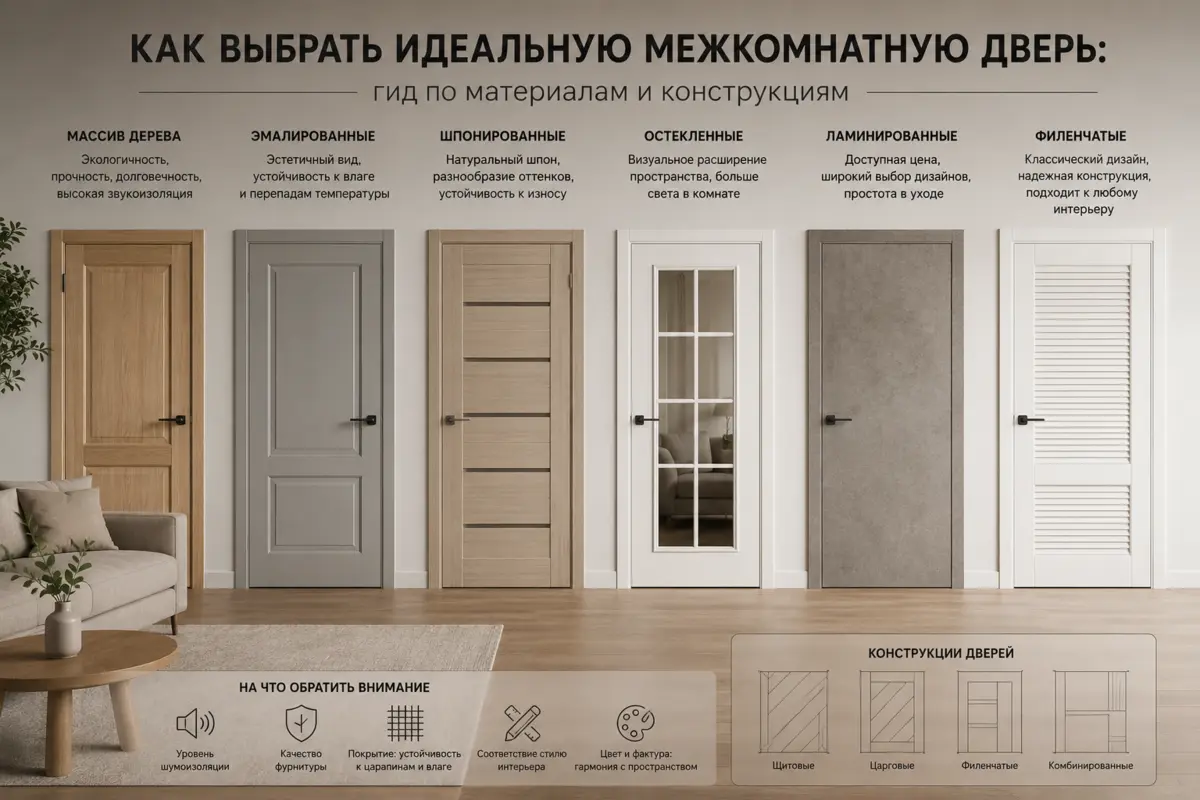 Как выбрать идеальную межкомнатную дверь