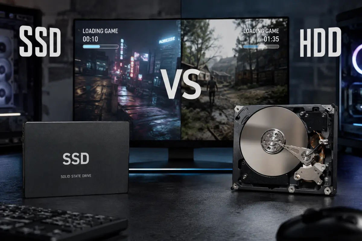 SSD против HDD в современных играх: реально ли влияет на загрузку, фризы и текстуры